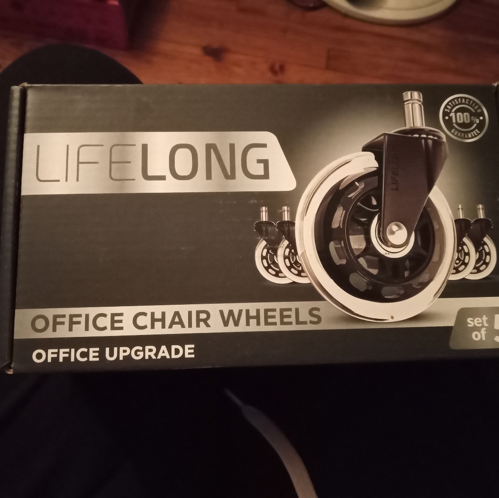 Office chair wheels five set